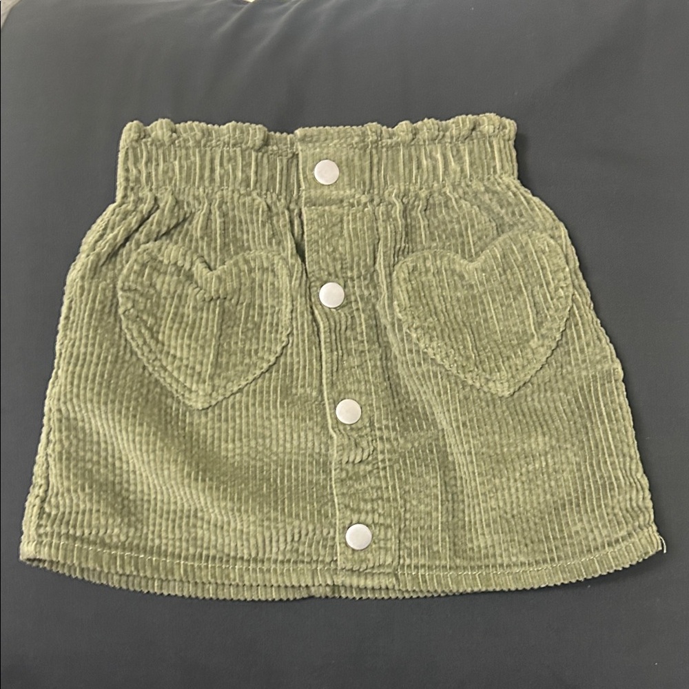 Old Navy Sage Green Textured Skirt